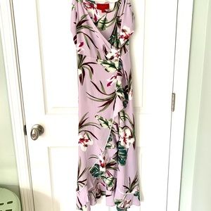 Jennifer Lopez, Dress, Purple Floral, Small